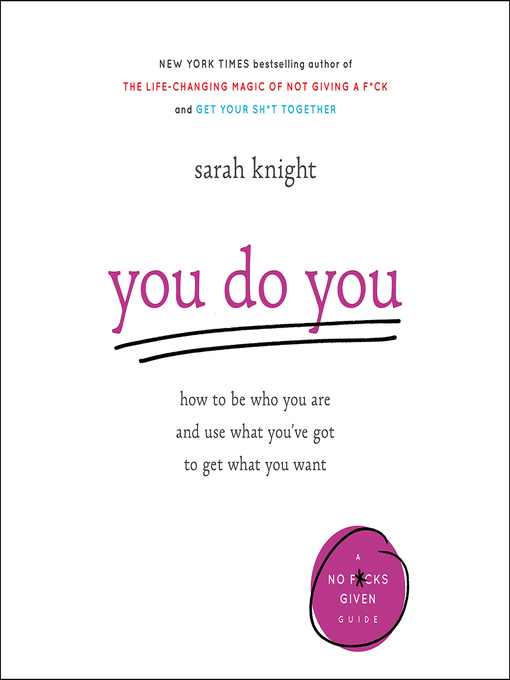 Title details for You Do You by Sarah Knight - Wait list